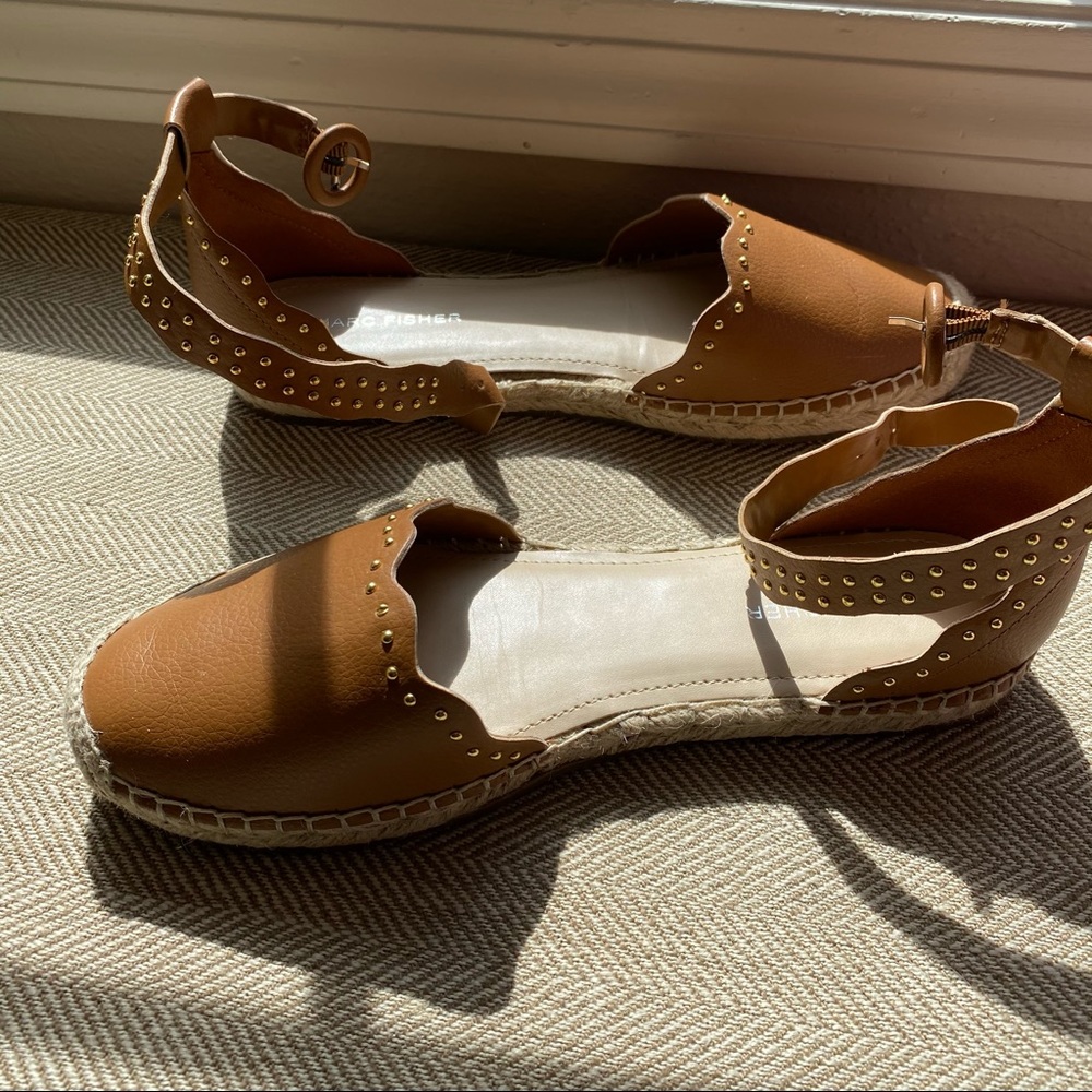 Marc Fisher Brown Sandal Espadrilles